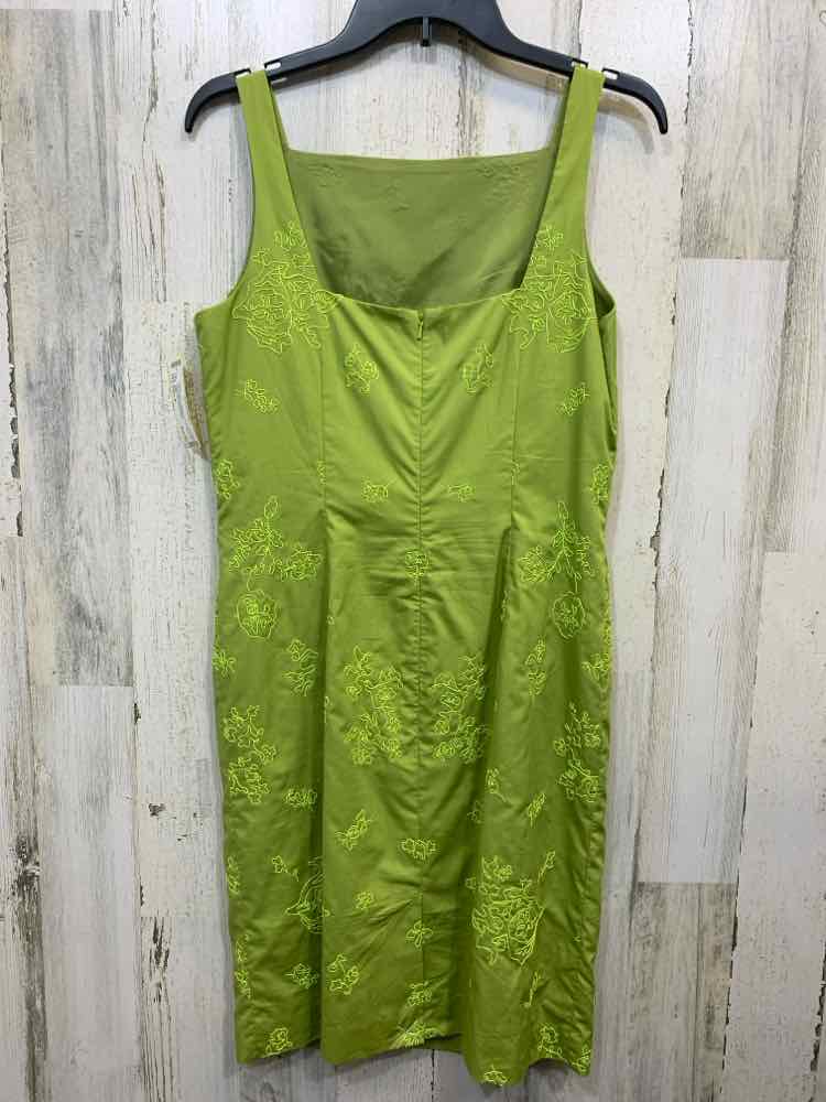 PRE-OWNED LOFT Dresses and Skirts Size 8 Green STITCHES SUNDRESS Dress/TANK TOP