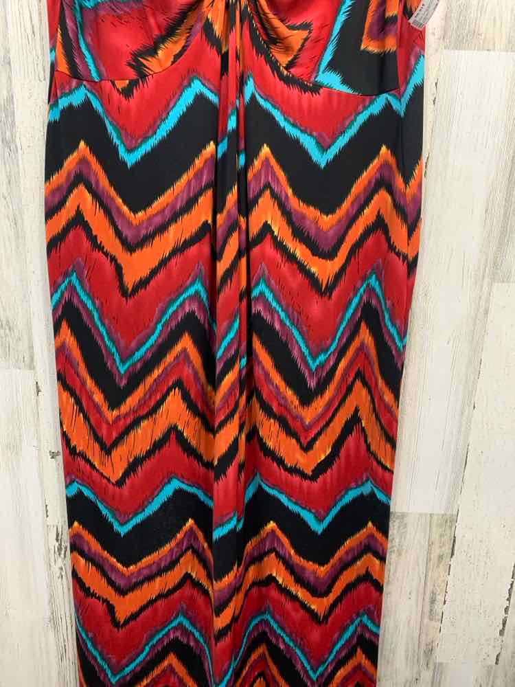 PRE-OWNED NEW DIRECTIONS Dresses and Skirts Size 3X ZIG ZAG MAXI Dress/ZIG-ZAG M