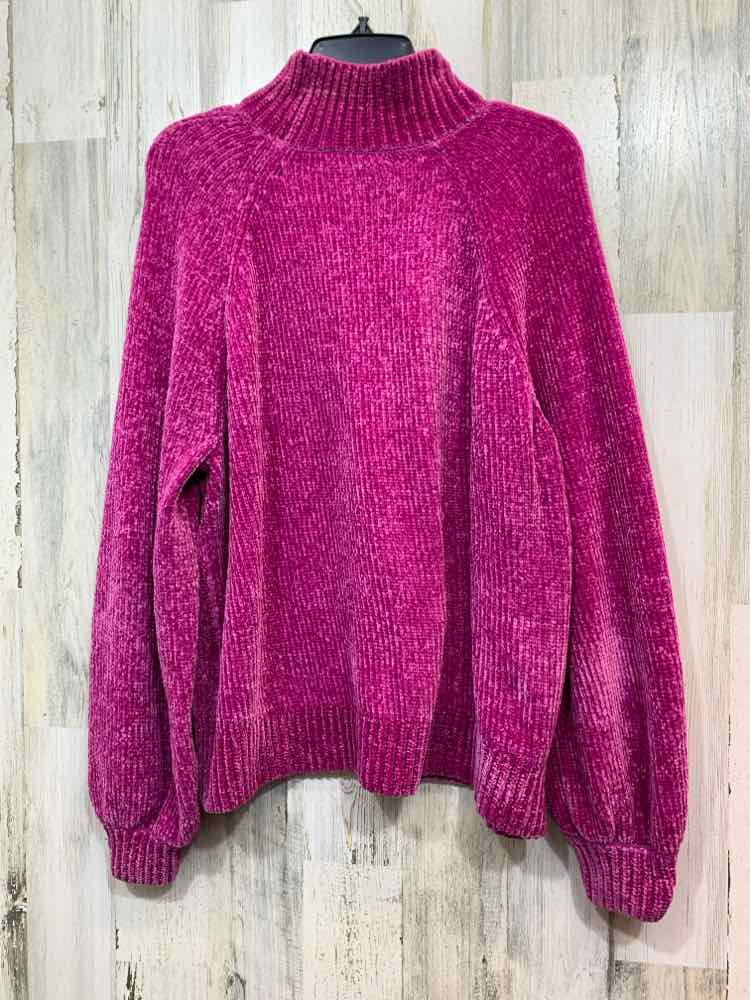 PRE-OWNED LOFT Tops Size XL BRIGHT PURPLE TURTLE NECK Sweater/BRIGHT PURPLE TURT