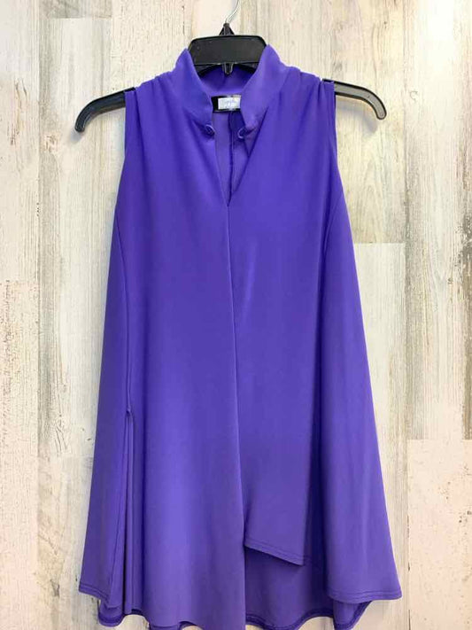 SYMPLI Tops Size 8 Purple SLEEVELESS TOP