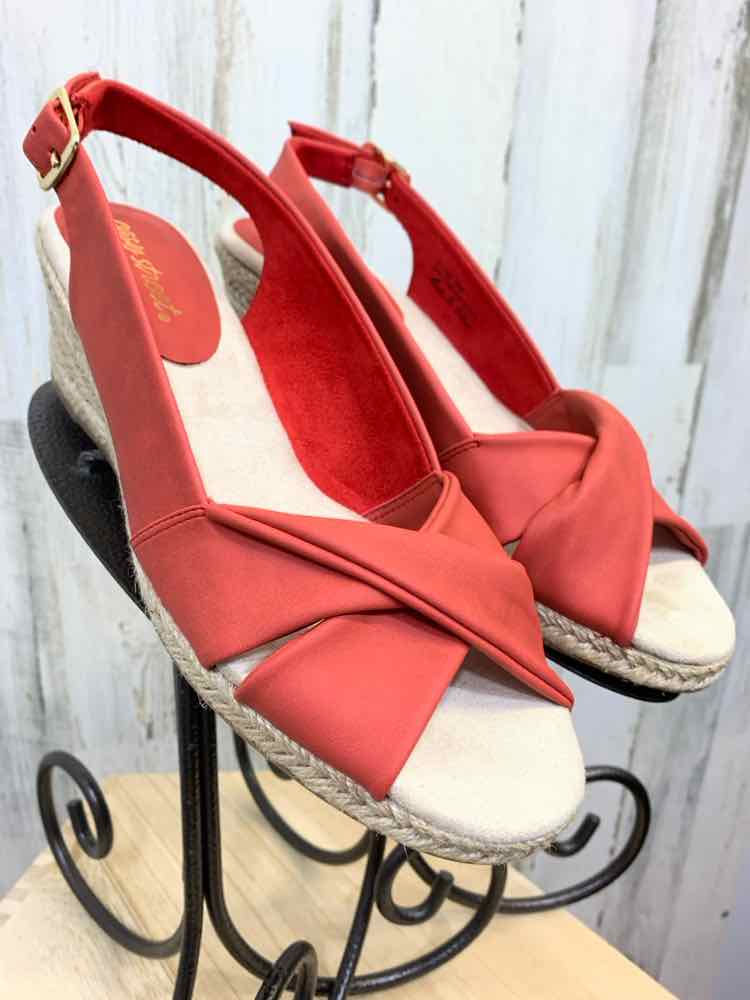 NWOT EASY STREET SHOES Shoe Size 9 Red 9 Shoes