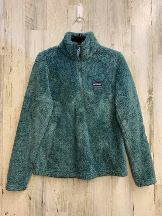 PRE-OWNED Patagonia JACKETS / COATS Size S Teal LONG SLEEVES TOP/QUARTER ZIP UP