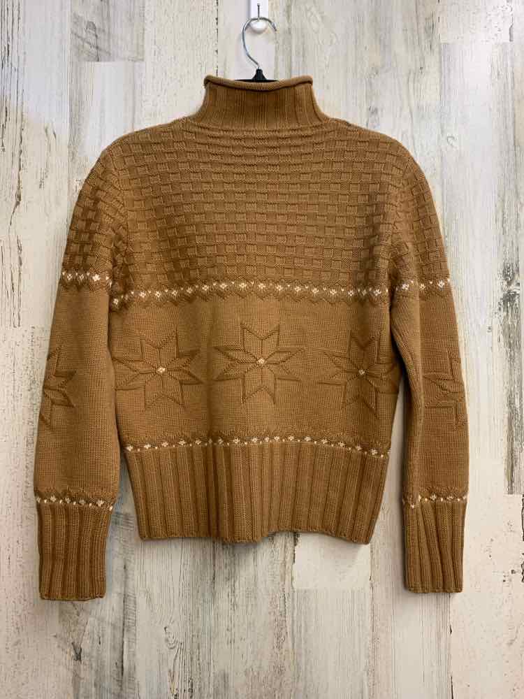 LUISA SPAGNOLI Tops Size S Camel SWEATER Sweater