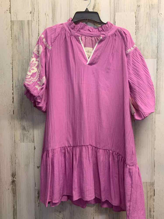 NWT UMGEE Dresses and Skirts Size S LAVENDER/WHITE Embroidered SUNDRESS Dress/LA