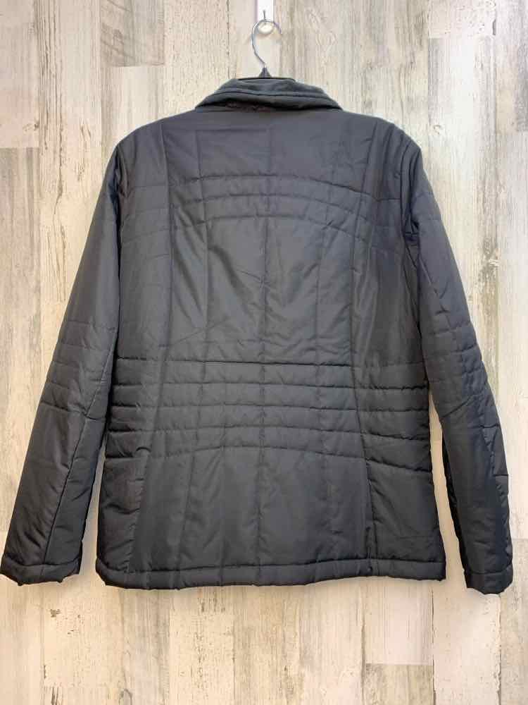 LANDS END JACKETS / COATS Size L Black PUFFER JACKET Jacket