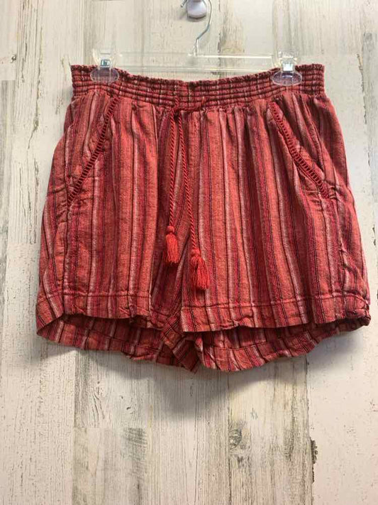 PRE-OWNED Size 4 BRIGGS BOTTOMS BRICK VERTICAL STRIPES SHORTS Shorts/VERTICAL PA