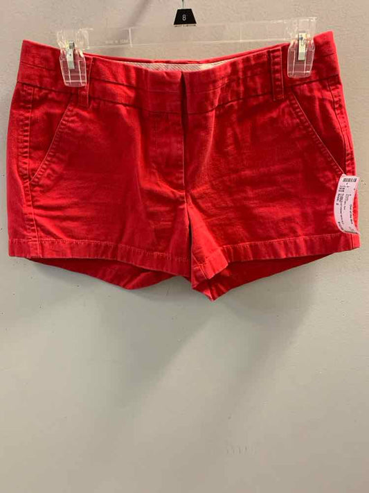 Size 2 J CREW BOTTOMS Red Shorts