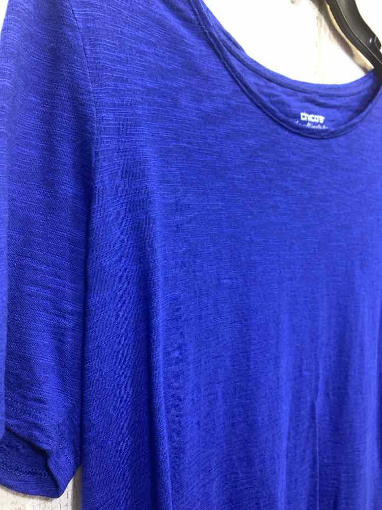 PRE-OWNED CHICO'S/RIBBED KNIT TEE