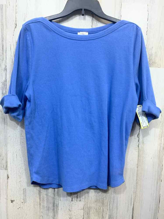 PRE-OWNED TALBOTS/ROLLED CUFF SHORT SLEEVE KNIT