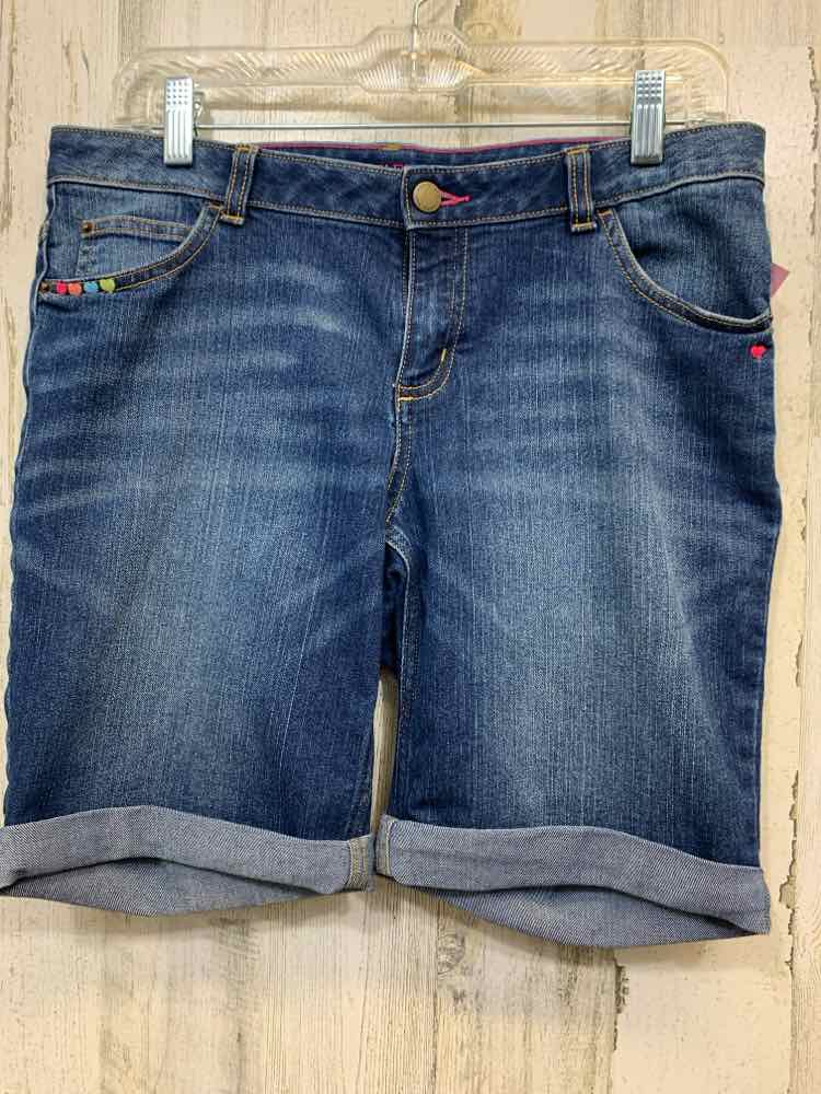 PRE-OWNED Size M LANDS END BOTTOMS Denim SHORTS Shorts