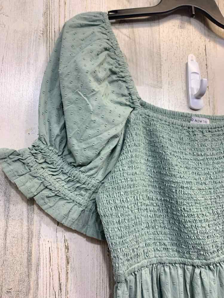 NWT AND NOW THIS Dresses and Skirts Size 1X Green SHORTSLEEVE Dress