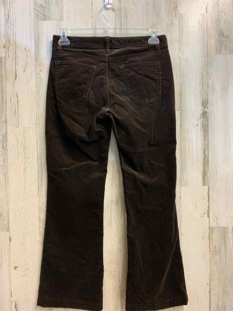 PRE-OWNED Size 6 EDDIE BAUER BOTTOMS Brown STRAIGHT Pants/CORDUROY