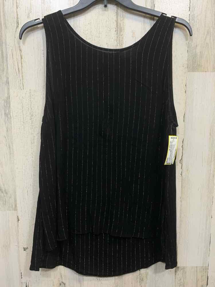 PRE-OWNED MICHAEL KORS/METALLIC STRIPE DRESS TANK