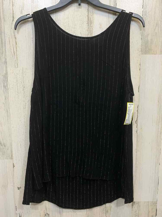 PRE-OWNED MICHAEL KORS/METALLIC STRIPE DRESS TANK