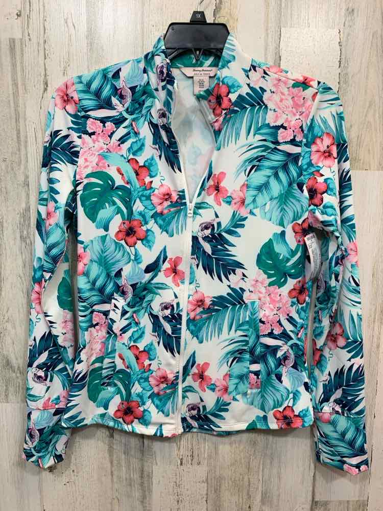 PRE-OWNED TOMMY BAHAMA Activewear M TEAL/NAVY/CORAL/WHIT/PINK Activewear TOP/LON