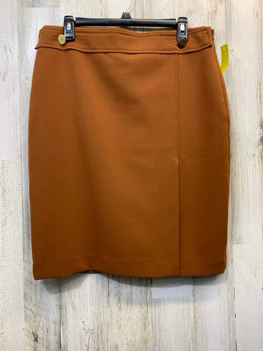 PRE-OWNED ANN TAYLOR Dresses and Skirts Size 10 Tan Solid A-LINE Skirt