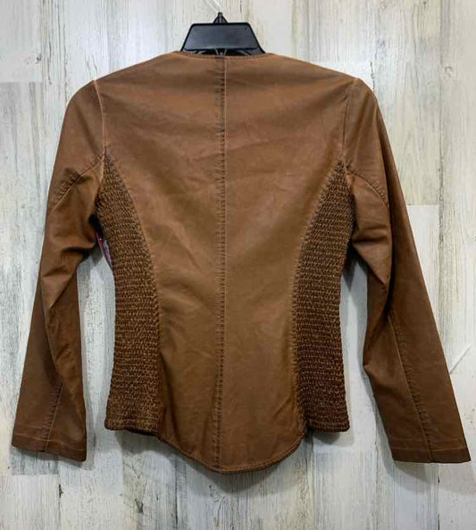 PRE-OWNED LUII JACKETS / COATS Size S Brown JACKET Jacket/BROWN LEATHER JACKET.