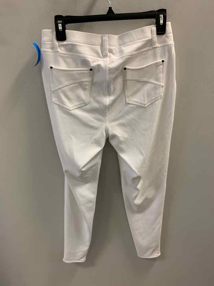 Size L TIME & TRU BOTTOMS White SKINNY Pants