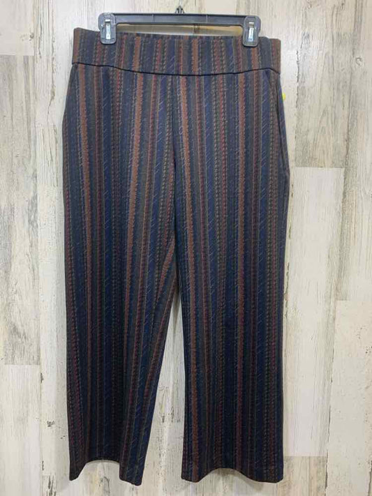 PRE-OWNED Size 8/29 LIVERPOOL BOTTOMS Multi-Color CHEVRON WIDE LEG Pants/ELASTIC