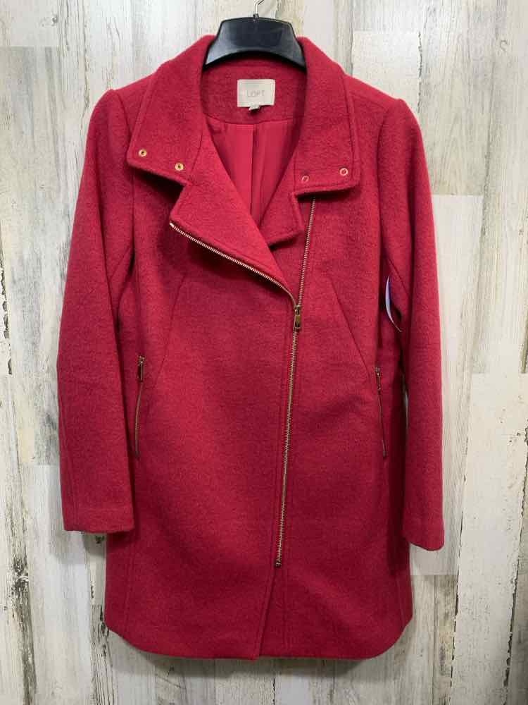 PRE-OWNED LOFT Size S JACKETS / COATS Fuschia LONG SLEEVE Coat