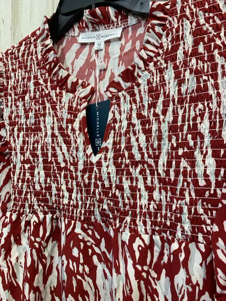 NWT MICHELLE MCDOWELL Dresses and Skirts Size M BRN/WHT Camoflage Dress