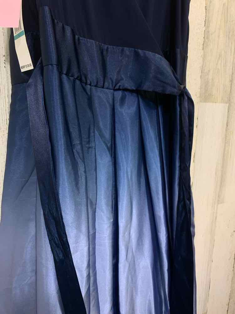 NWT SLNY Dresses and Skirts Size 16 Navy OMBRE EMPIRE Gown/Evening Wear/NAVY BLU