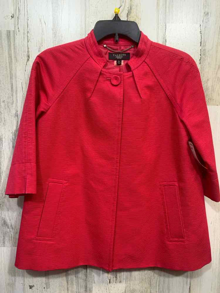 PRE-OWNED TALBOTS Tops Size 8P Pink 3/4 SLEEVE Blazer