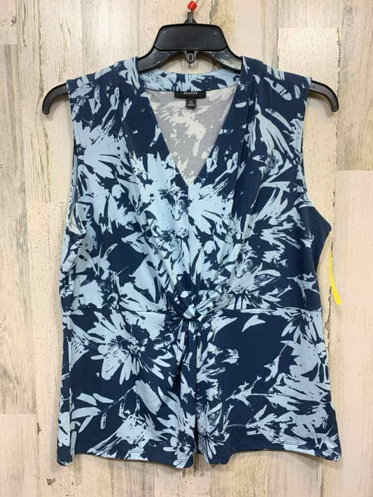 PRE-OWNED ALFANI/V-NECK TWIST-FRONT SLEEVELESS
