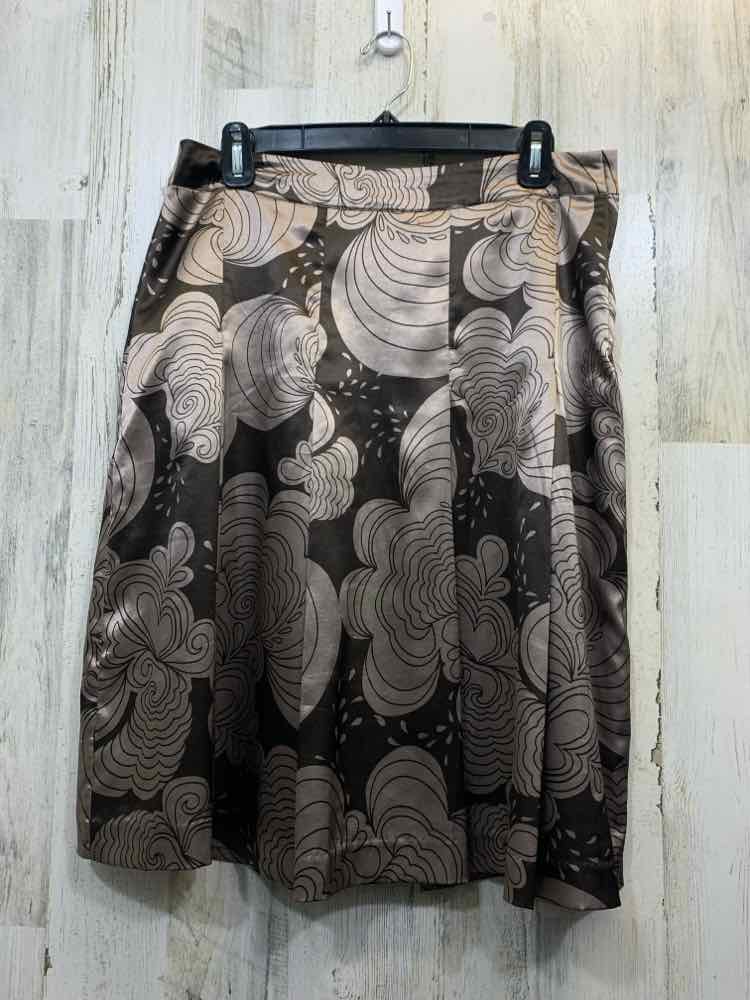 H&M Dresses and Skirts Size 8 BRN/BEIGE Floral Skirt