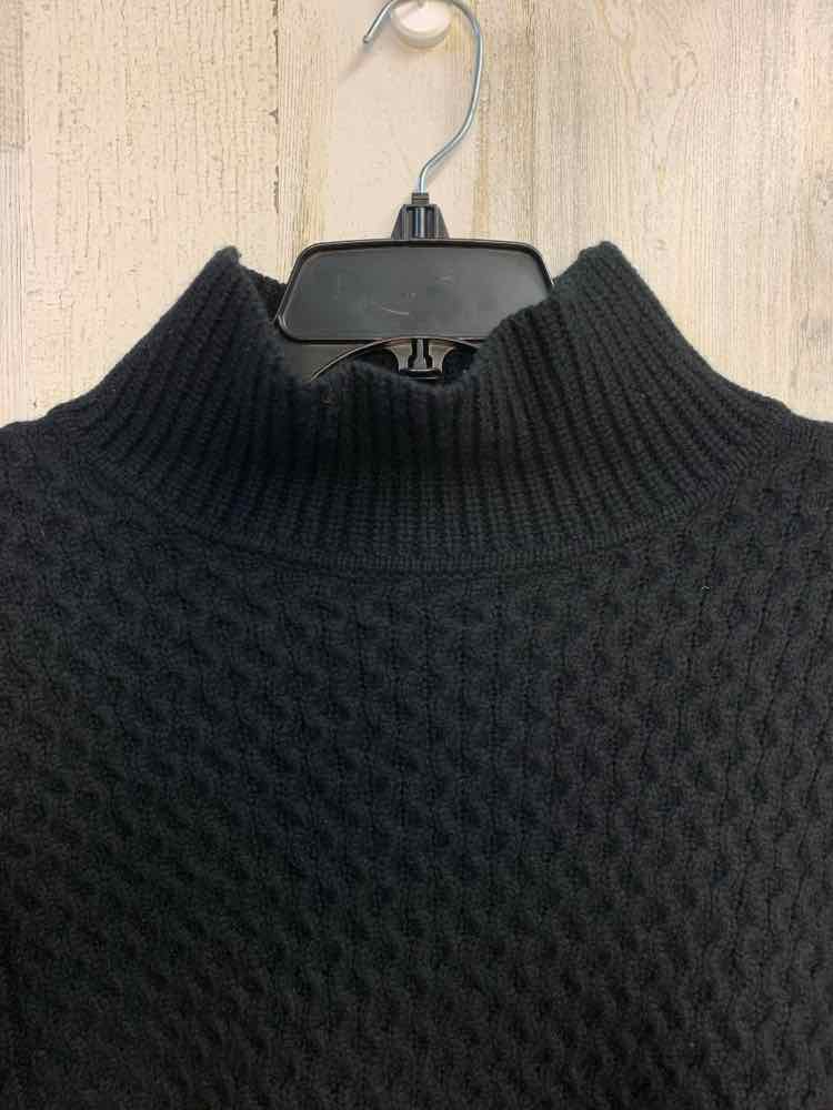 PRE-OWNED AYR Tops Size XL BLK LONG SLEEVES TOP/SQUARE KNIT SWEATER