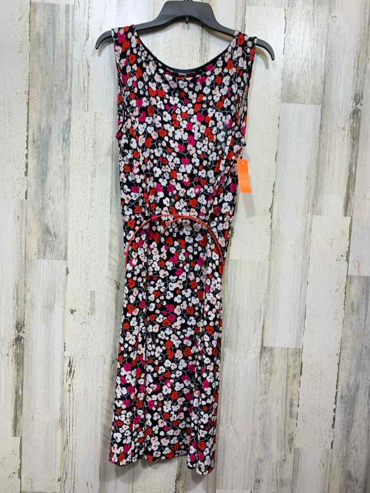 NWT JONES NEW YORK Size XL Dresses and Skirts BLK/WHT/RED Floral Dress