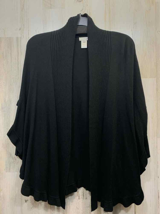 NWT MULTIPLES Tops Size L/XL Black BAT SLEEVES Cardigan