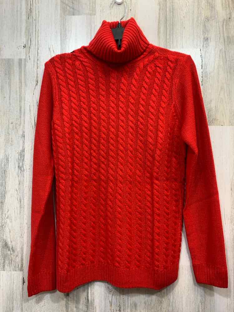 CROFT & BARROW Tops Size S Red TURTLENECK Sweater