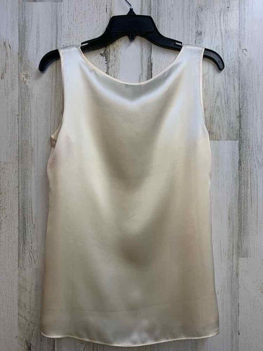 NWT TALBOTS Tops Size 10 Ivory SLEEVELESS TOP/SATIN TANK TOP