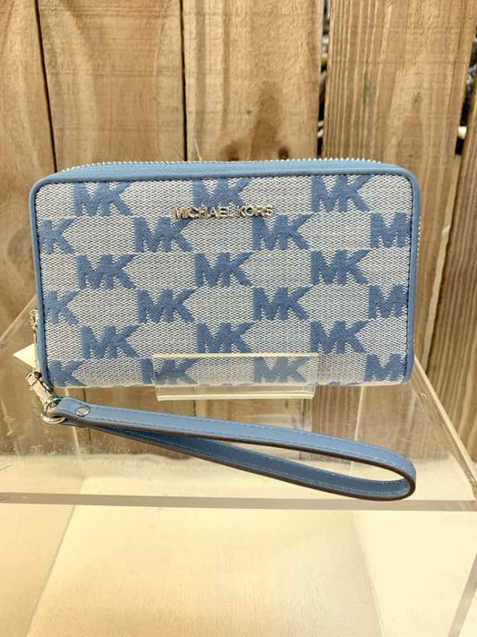 NWT Designer Handbags Blue Wallet
