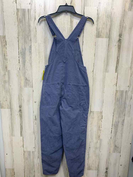 PRE-OWNED Size XS OUTERKNOWN BOTTOMS LIGHT BLUE Corduroy Solid OVERALLS Overalls
