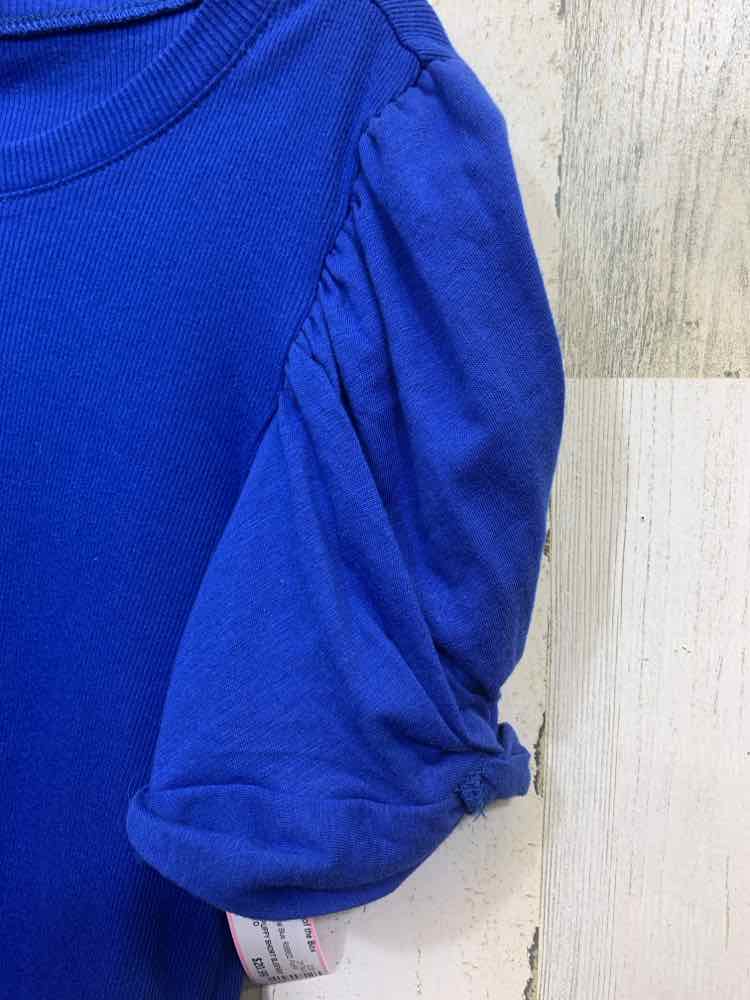 NWT VINCE CAMUTO Tops Size M Royal Blue RIBBED PUFF SLEEVES Shirt/ROYAL BLUE PUF