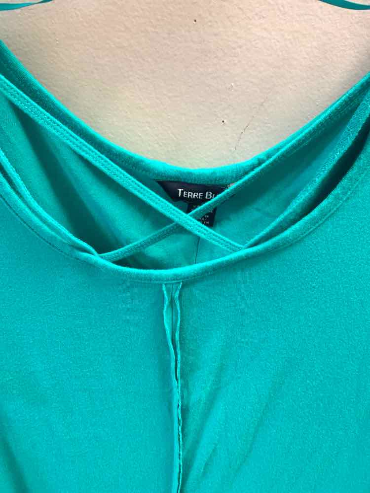 TERRE BLEUE Tops Size XL Teal TOP