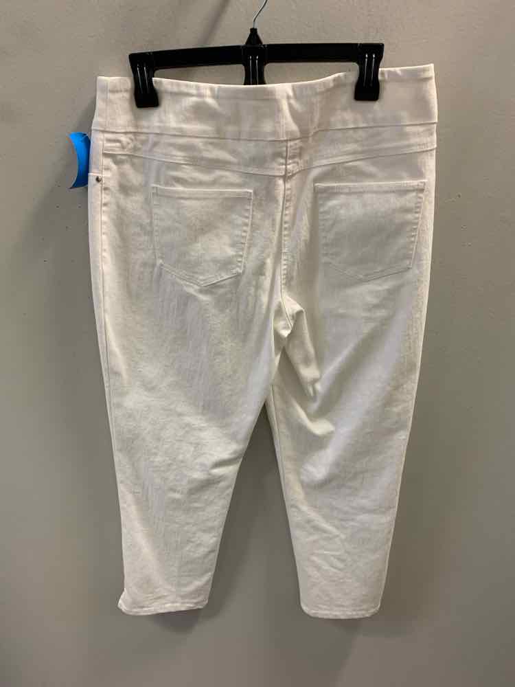 Size 12P RUBY RD BOTTOMS White Pants