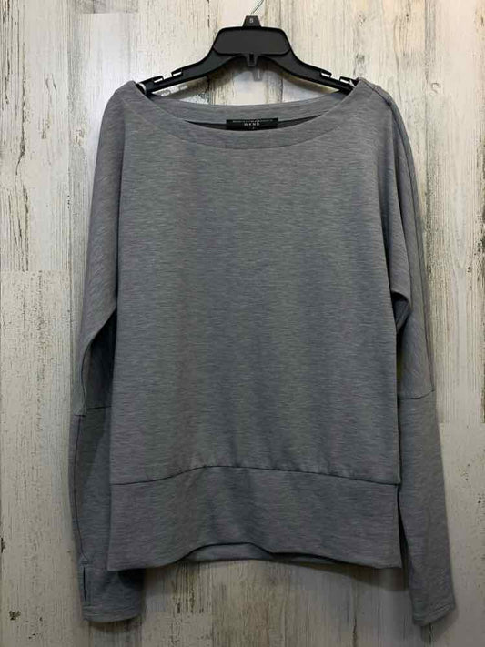 WHITE/BLACK MARKET Tops Size S Gray SPACE DYE LONG SLEEVES TOP