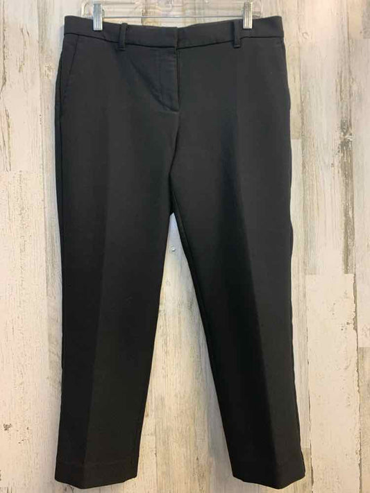 PRE-OWNED Size 10P ANN TAYLOR BOTTOMS Black Solid PANTS Pants/BLACK PANTS. CLAPS