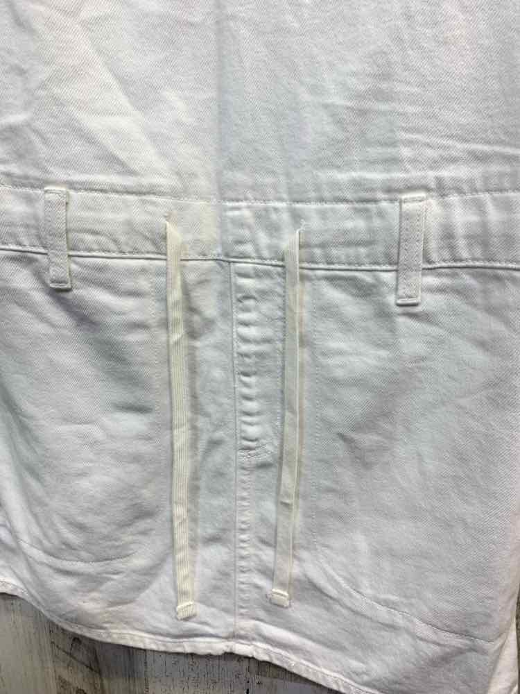 NWT Size S UNIVERSAL THREADS Tops White Denim Solid JUMPER Jumper