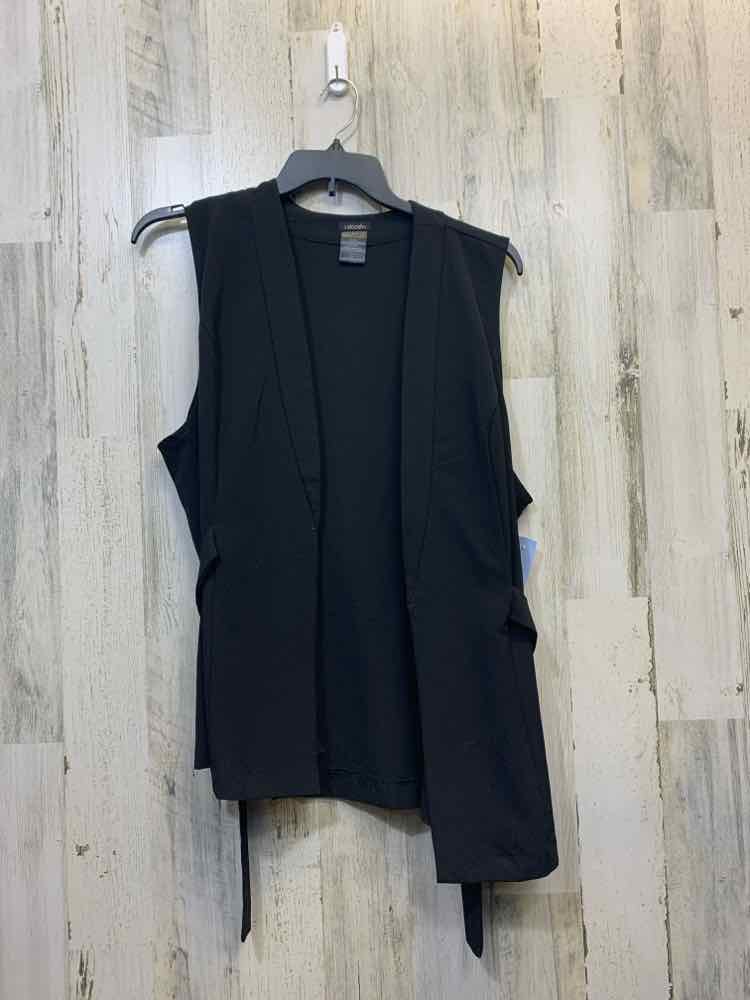 PRE-OWNED STOOSH PLUS SIZES Size 2X Black Vest