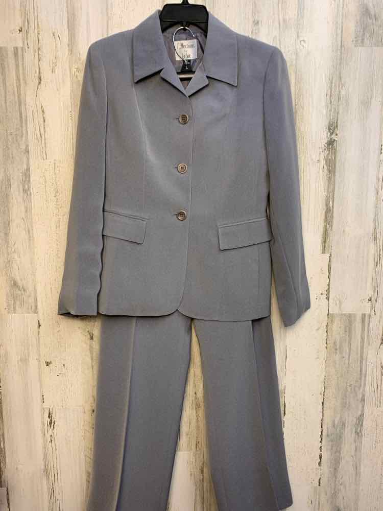 Size 8 LE SUIT BOTTOMS SMOKE BLUE 2PC 2PC Ensemble