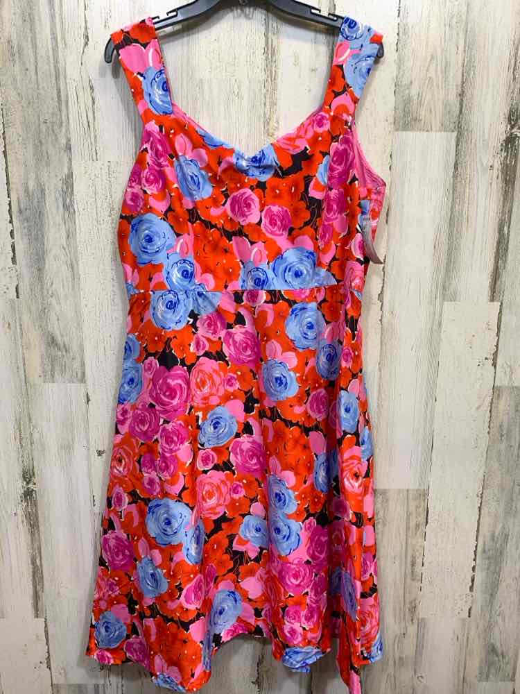 PRE-OWNED MADISON STUDIO Dresses and Skirts Size 16 RED/BLUE/PINK/BLACK Dress/A-