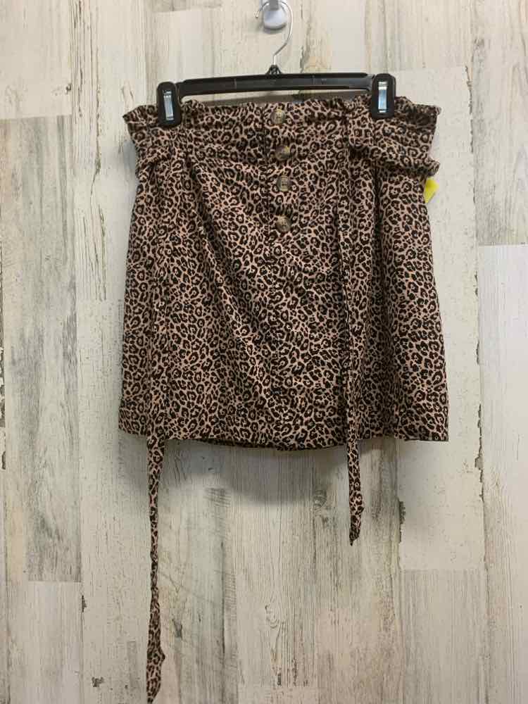 PRE-OWNED AMERICAN EAGLE M Dresses and Skirts TAN/BLACK CHEETAH MINI Mini/CHEETA