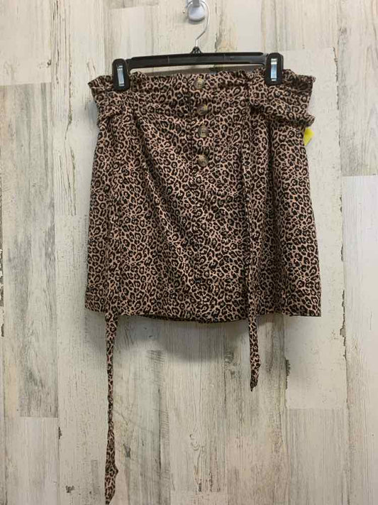 PRE-OWNED AMERICAN EAGLE M Dresses and Skirts TAN/BLACK CHEETAH MINI Mini/CHEETA