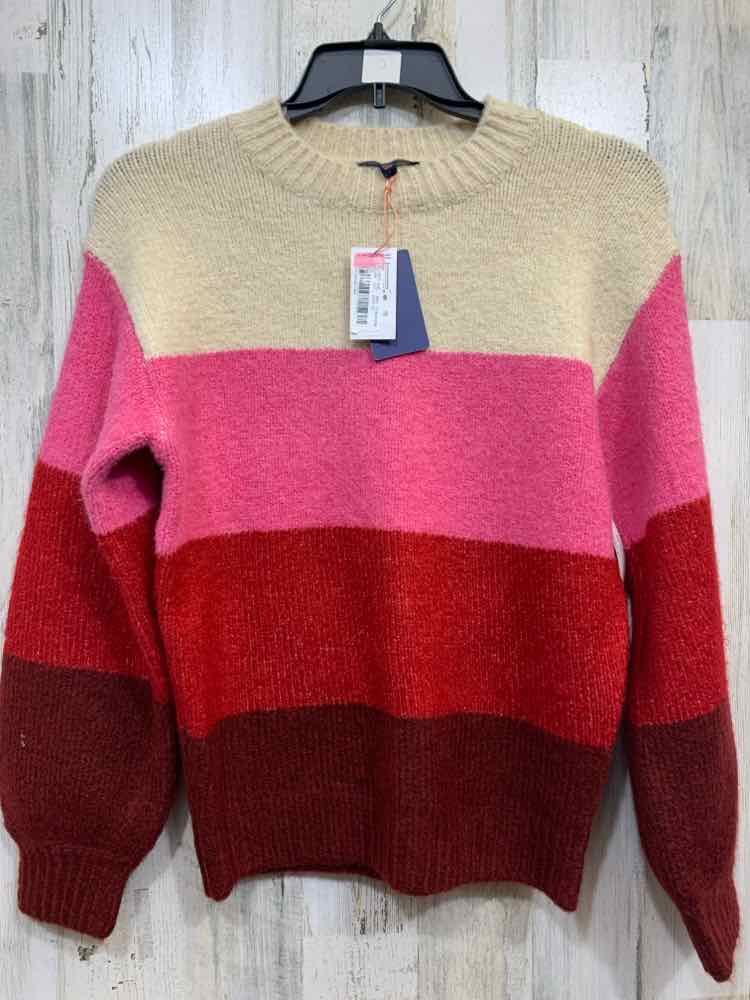 NWT skies are blue Tops Size S WHT/RED/PNK SWEATER