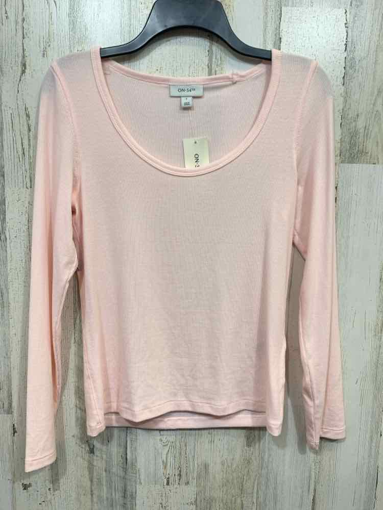 NWT ON 34TH Size S Tops BABY PINK KNIT Solid LONGSLEEVE Shirt