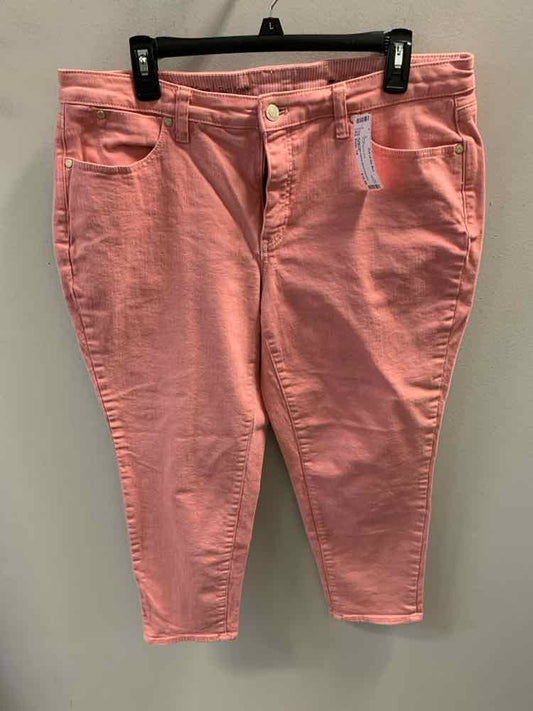 Size 16 TALBOTS PLUS SIZES Pink Pants